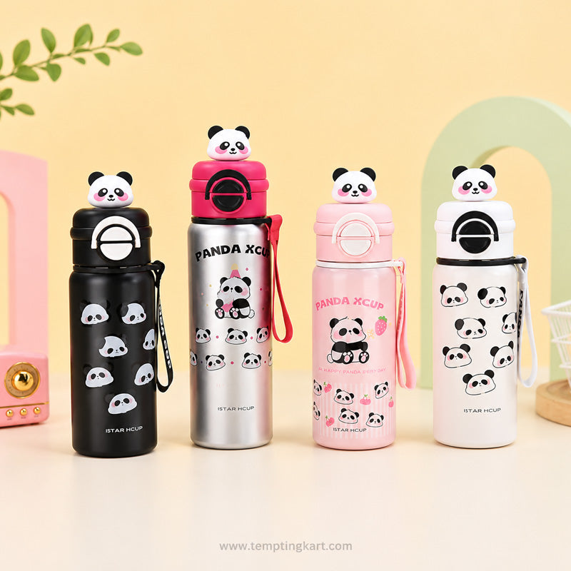 Panda Stainless Steel Water Bottle for Kids