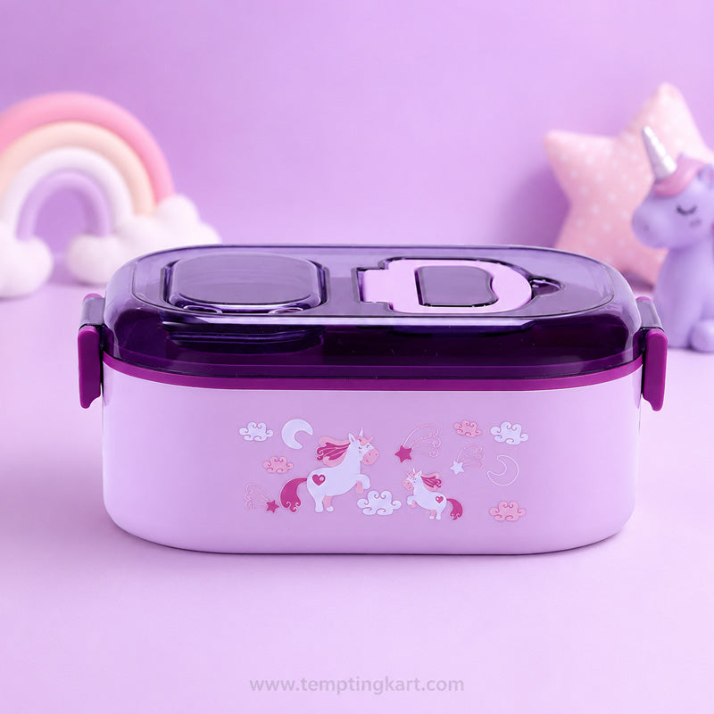 Unicorn Stainless Steel Lunch Box for Kids